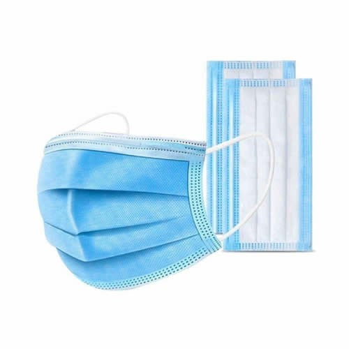 Descartable 2 tapabocas azul premiun vip